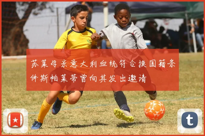苏莱母亲意大利血统符合换国籍条件斯帕莱蒂曾向其发出邀请